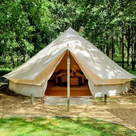 Luxury Bell Tent At Camping La Fortinerie Mouliherne Kültér fotó